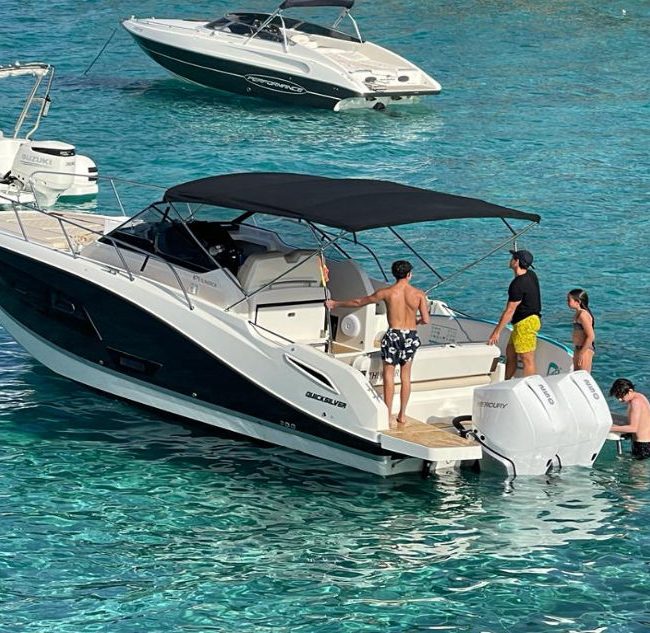 noleggio barche quicksilver 875 thunder ibiza formentera